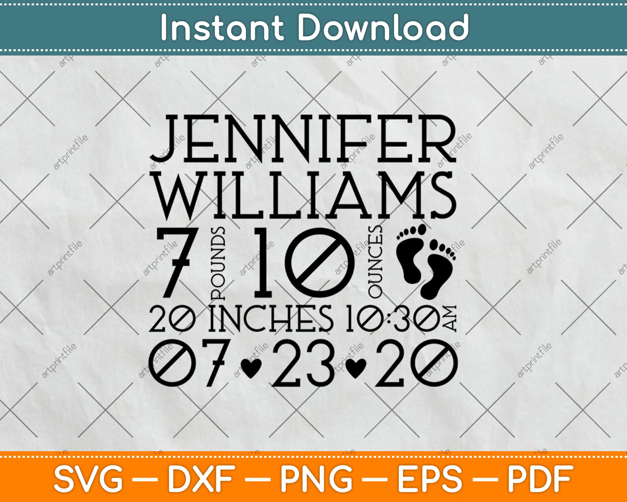 Free Printable Free Birth Announcement Template Svg Free Printable Free Birth Announcement Template Svg