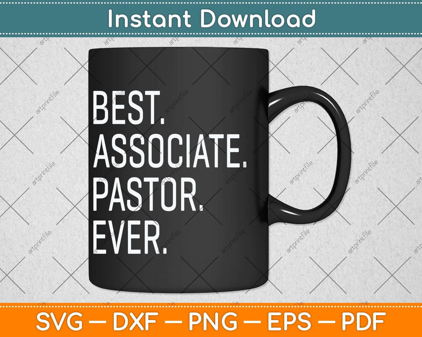 Best Associate Pastor Funny Sermon Preacher Church Svg Png Dxf Digital Cutting File