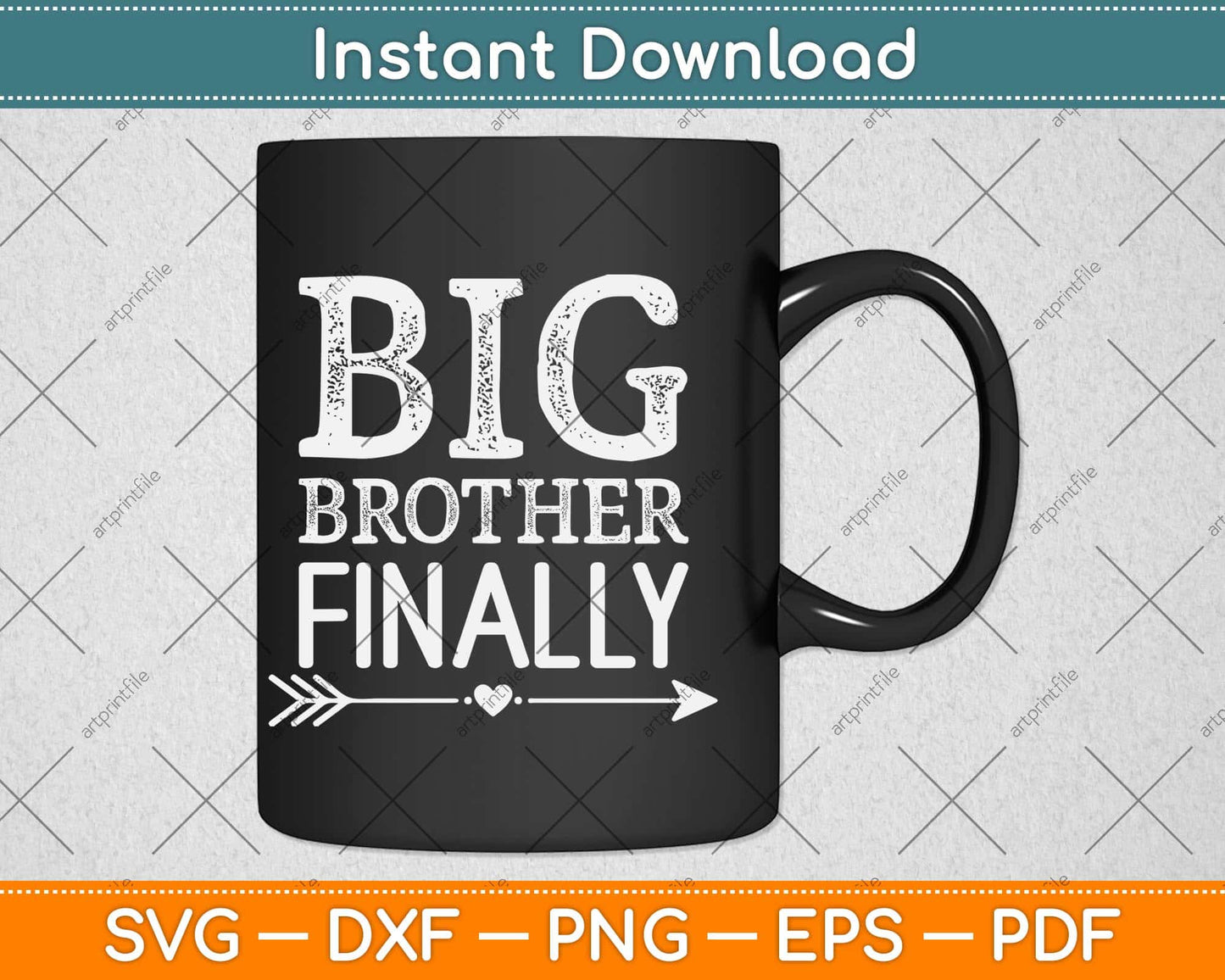 Big Brother Finally Svg Png Dxf Digital Cutting File