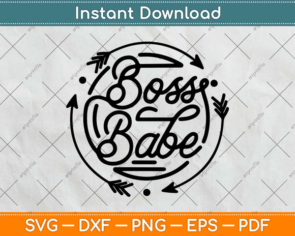 Boss Babe Svg Design Cricut Printable Cutting Files