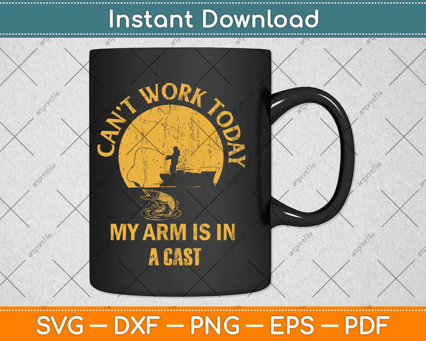 Can’t Work Today My arm Is in A Cast Svg Design Cricut Printable Cutting Files