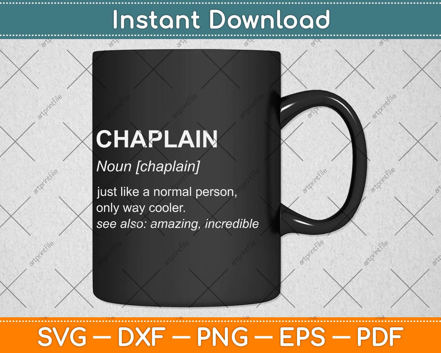 Chaplain Definition Svg Design Cricut Printable Cutting Files