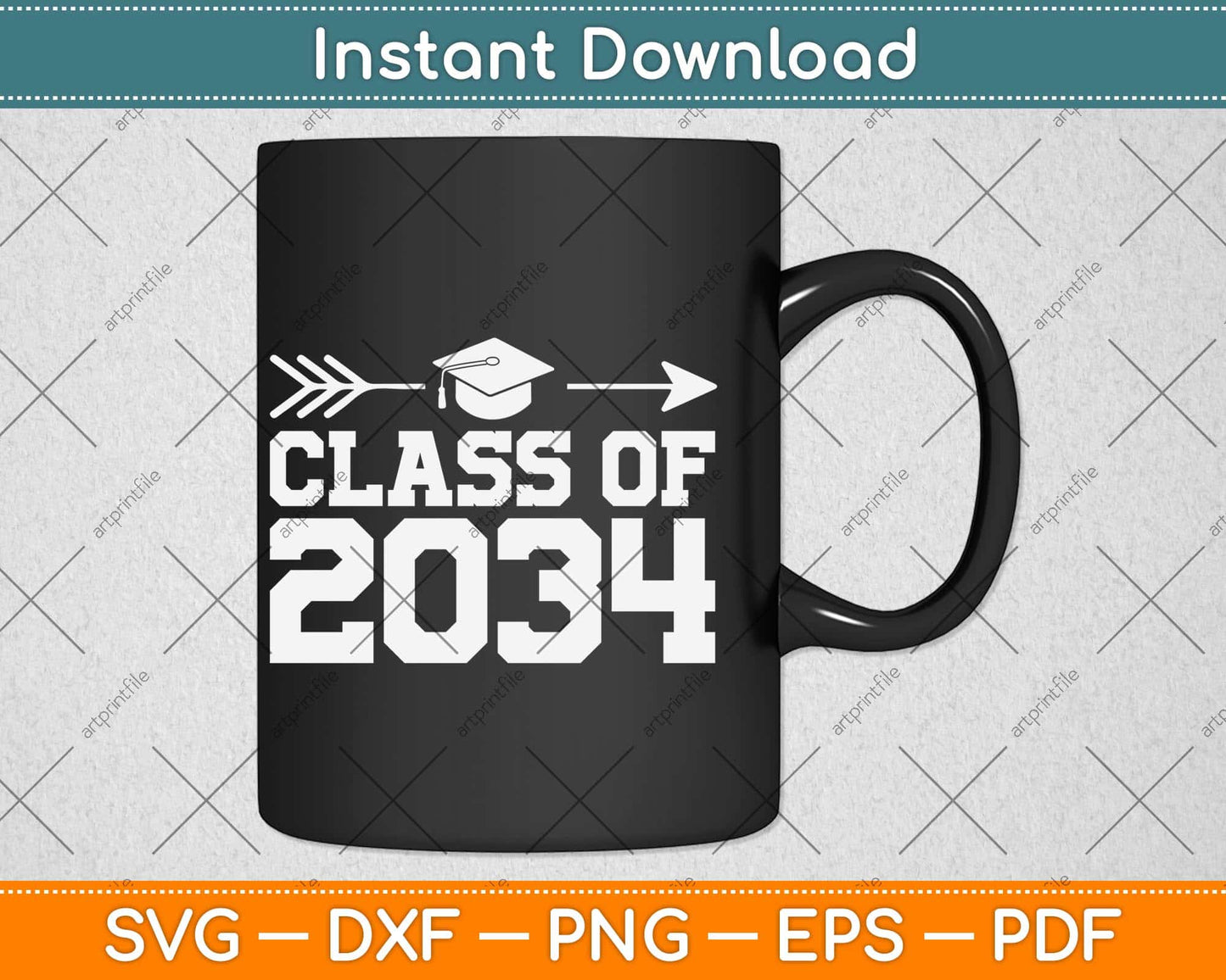 Class Of 2034 Grow With Me Graduation First Day Of School Svg Png Dxf File