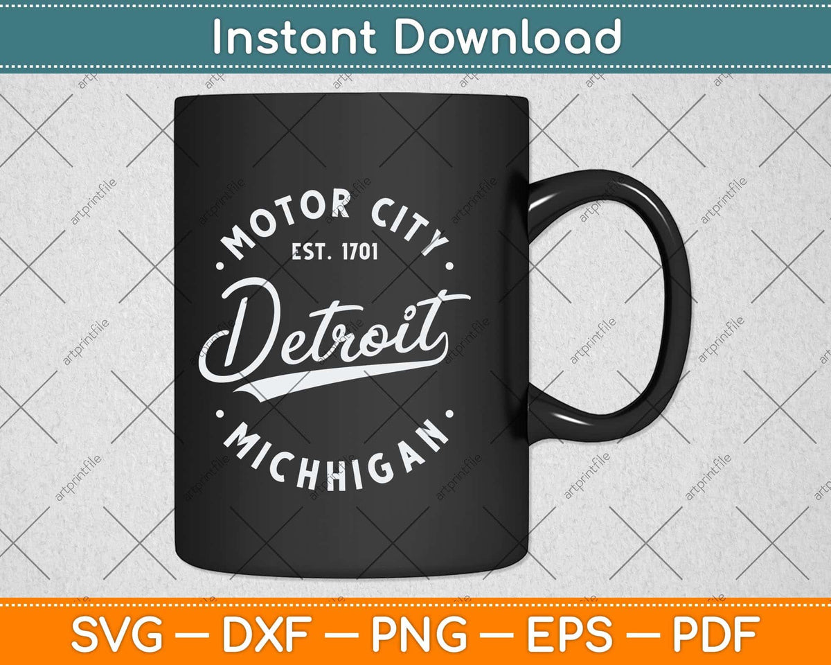 Vintage Detroit Cityscape Baseball Lover SVG PNG Digital Files –  creativeusarts