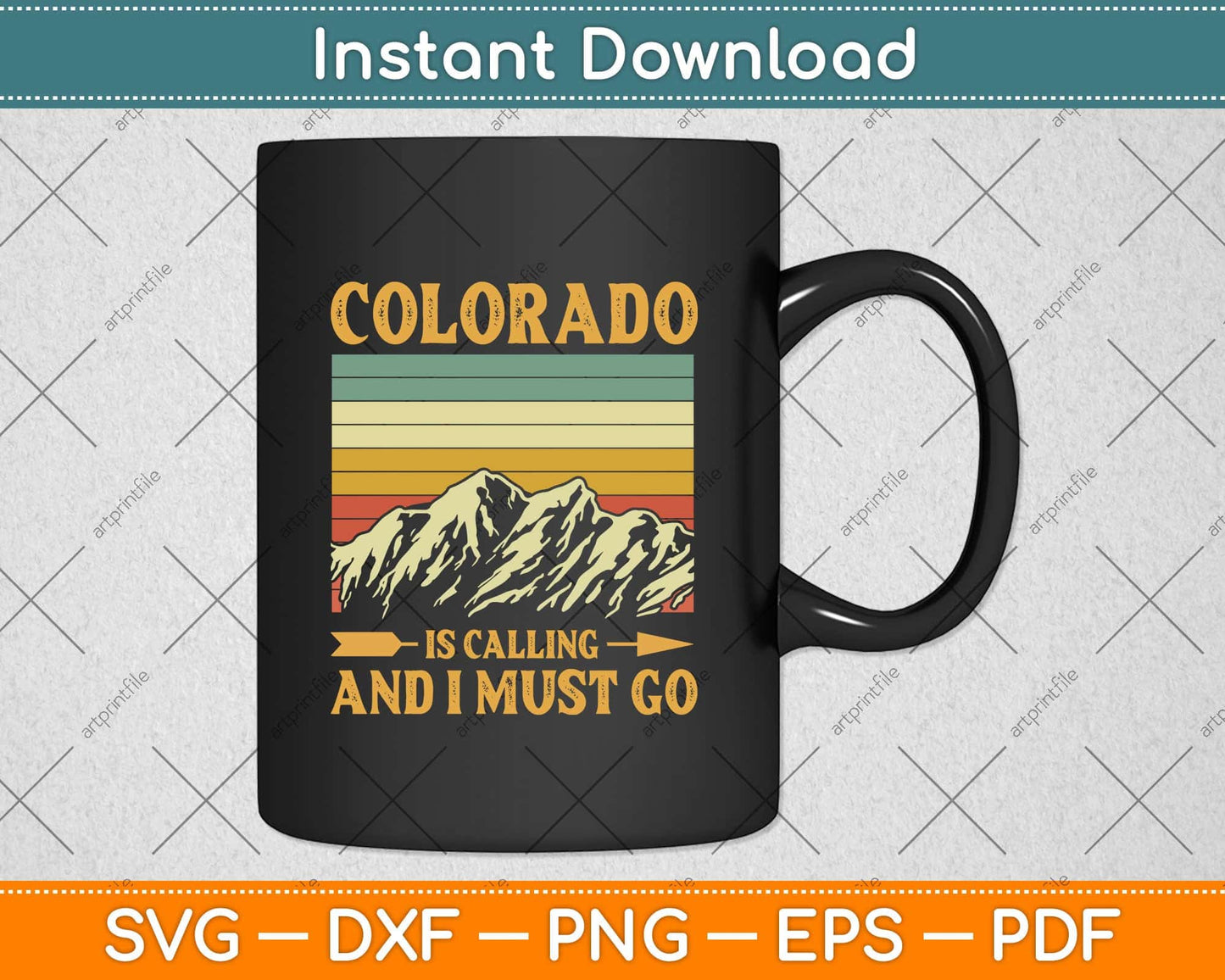 Colorado Is Calling And I Must Go Svg Png Dxf Digital Cutting File