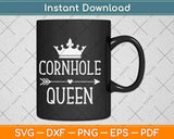 Cornhole Queen Svg Design Cricut Printable Cutting Files