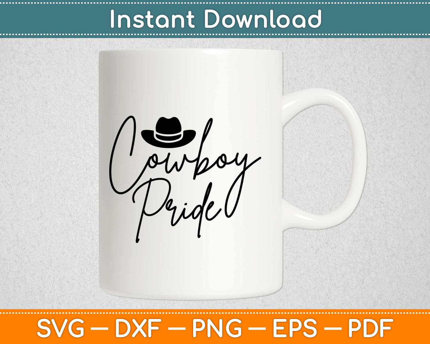 Cowboy Pride Svg Design Cricut Printable Cutting Files