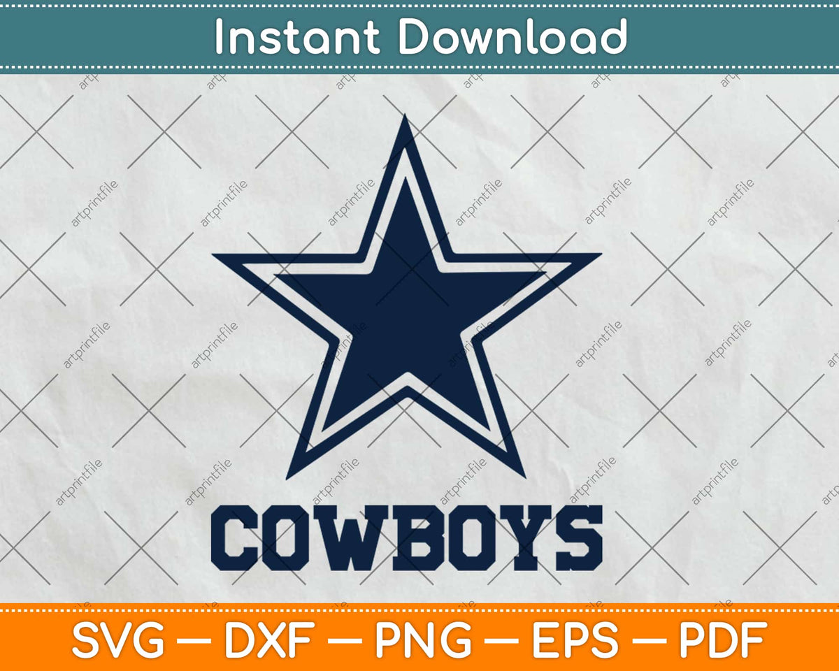 Dallas Cowboys Logo SVG, NFL svg, eps, dxf, png, digital file