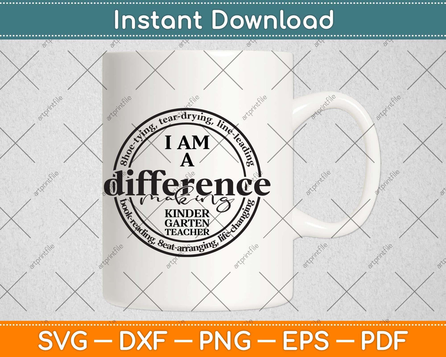 Difference Maker Teacher Svg Png Dxf Digital Cutting File