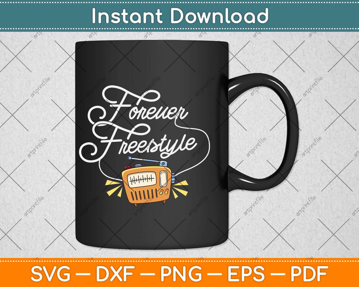 Forever Freestyle Hip Hop Dancing Dancer Svg Design Cricut Printable Cutting File