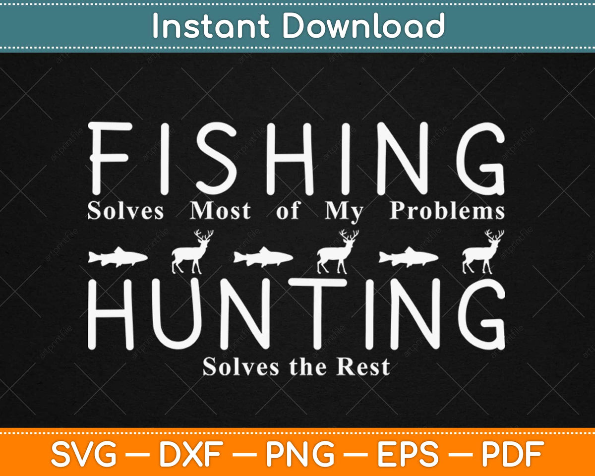 Fishing And Hunting Gift Christmas Humor Hunter Cool Funny Fishing