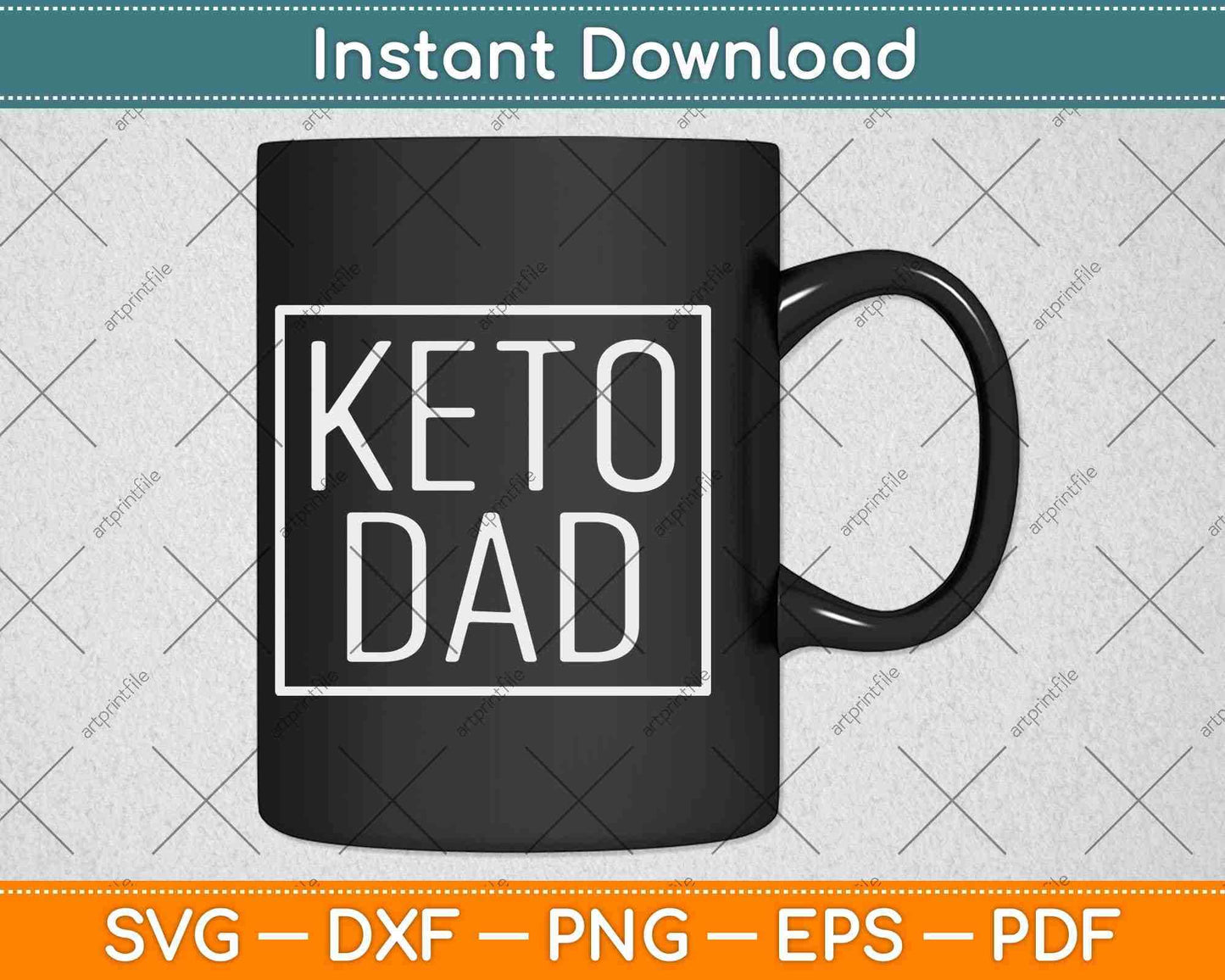 Funny Keto Dad Ketosis Diet Fathers Day Svg Design Cricut Printable Cutting Files