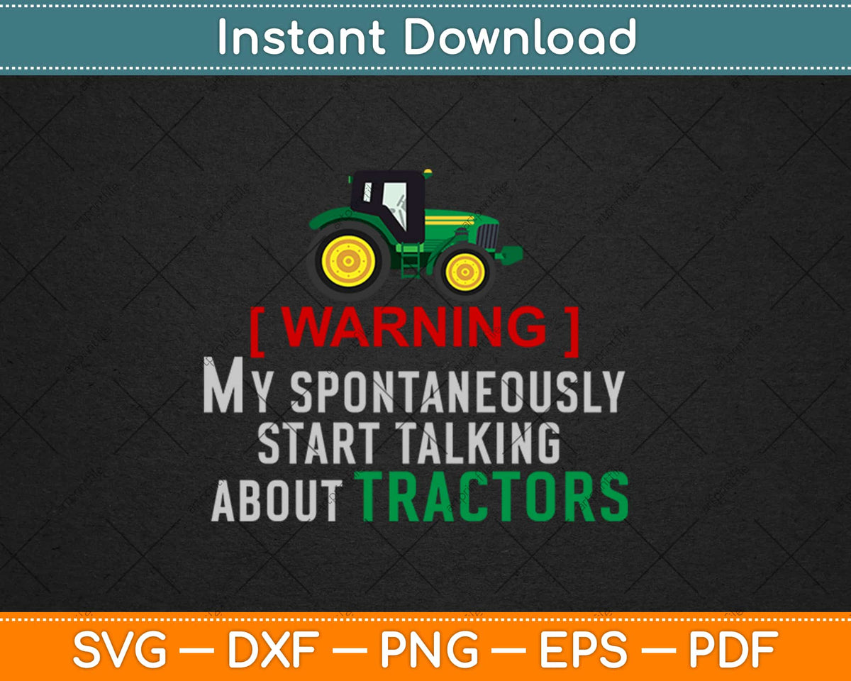 Green Tractor Flat PNG & SVG Design For T-Shirts