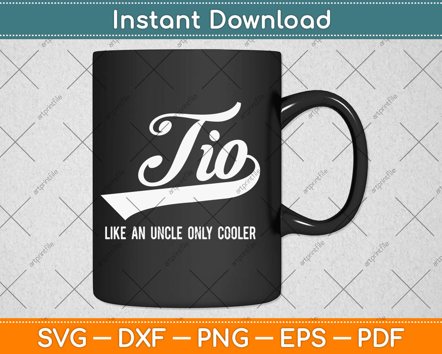 Funny Tio Gift Like An Uncle Only Cooler Svg Design Cricut Printable Cutting Files