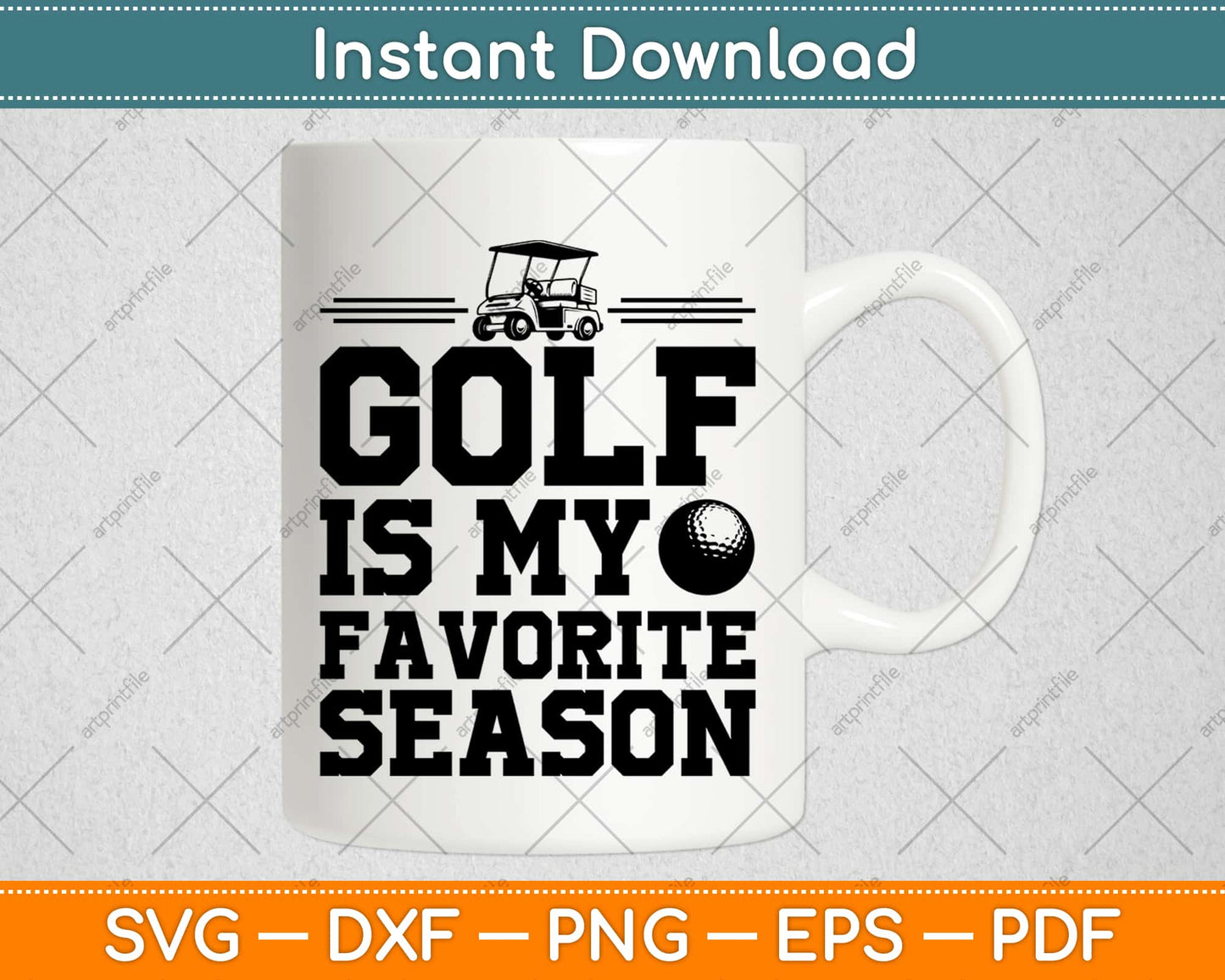 Golf Is My Favorite Season Svg Design Cricut Printable Cutting Files
