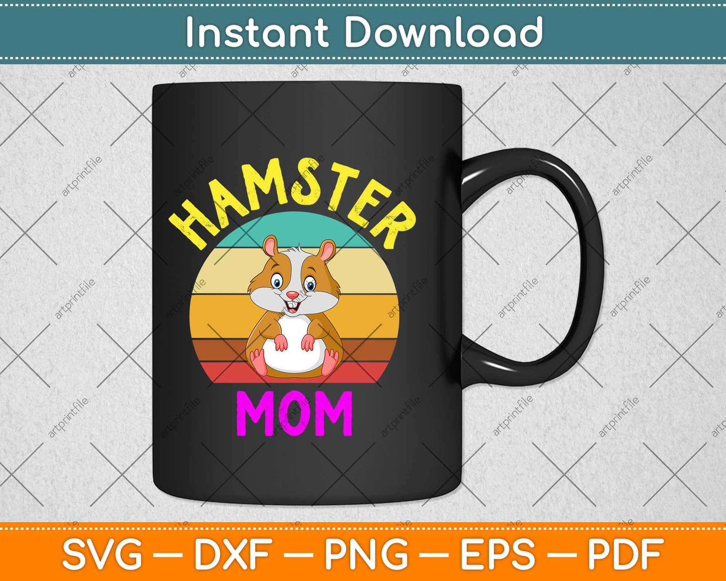 Hamster Mom Costume Lovers Svg Design Cricut Printable Cutting Files