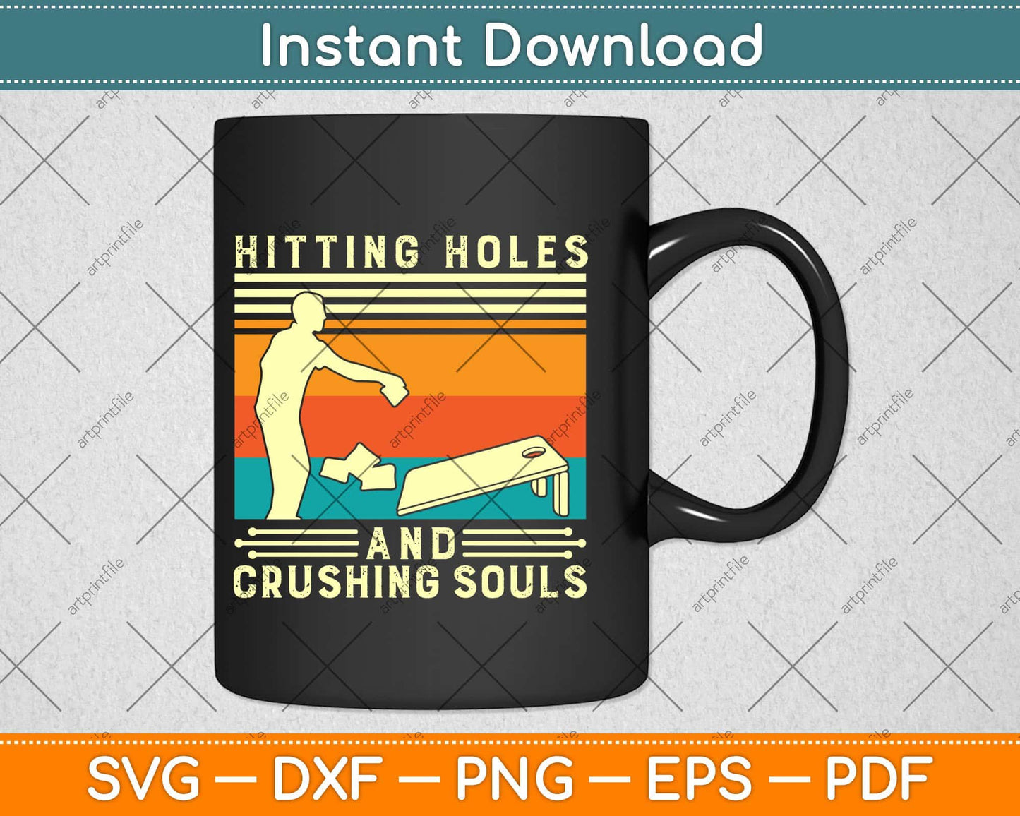 Hitting Holes And Crushing Souls Svg Design Cricut Printable Cutting Files