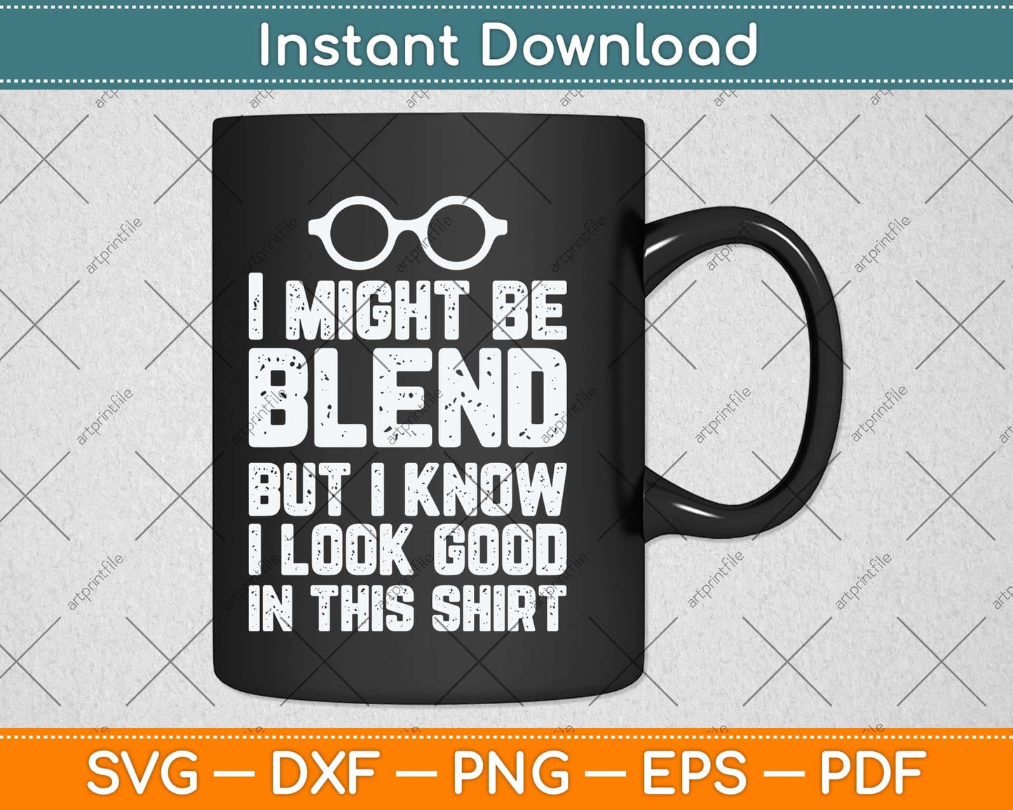 I Might Be Blind Blind Painter Father's Day Svg Png Dxf Digital Cutting File