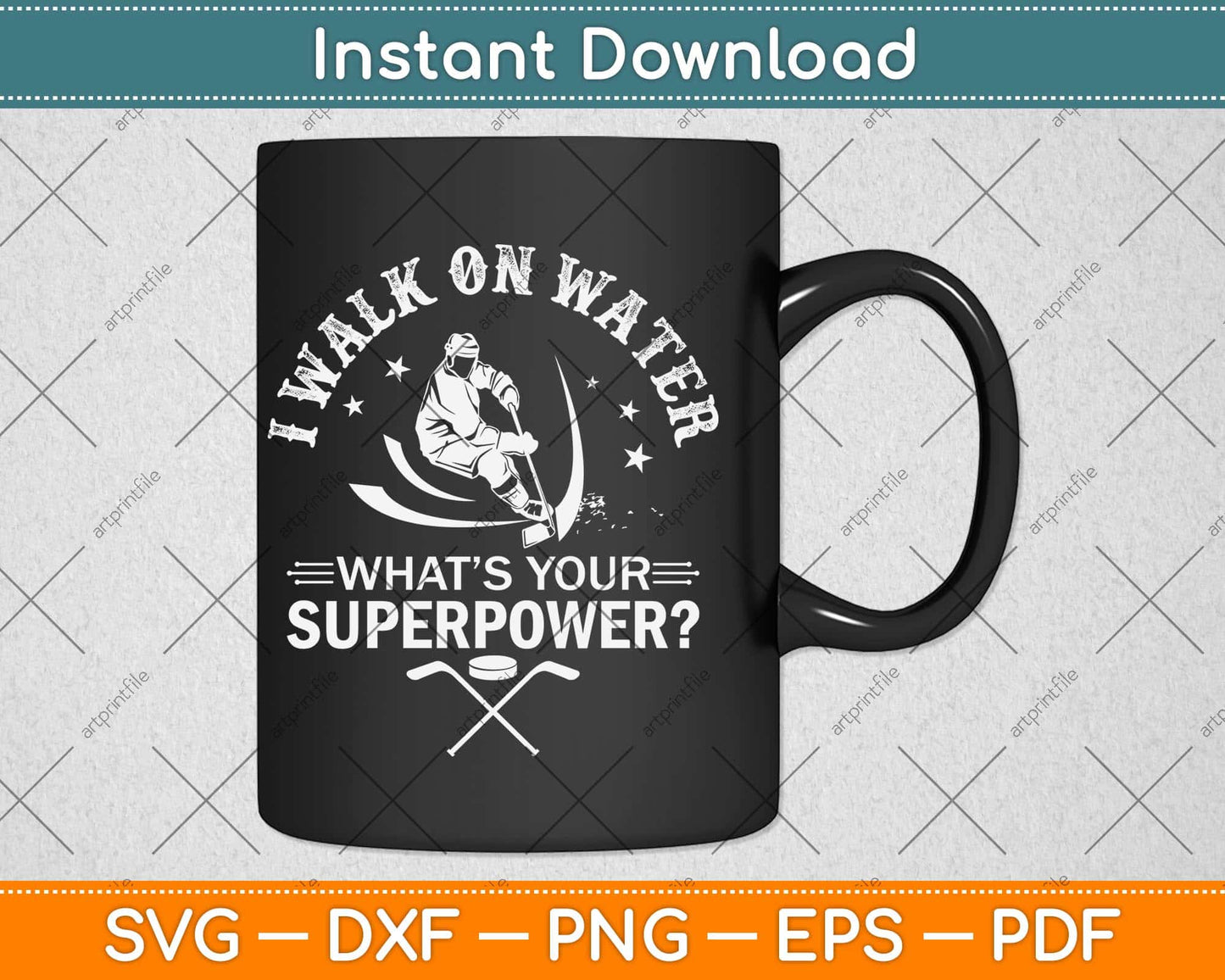I Walk On Water What’s Your Superpower Svg Design Cricut Printable Cutting Files