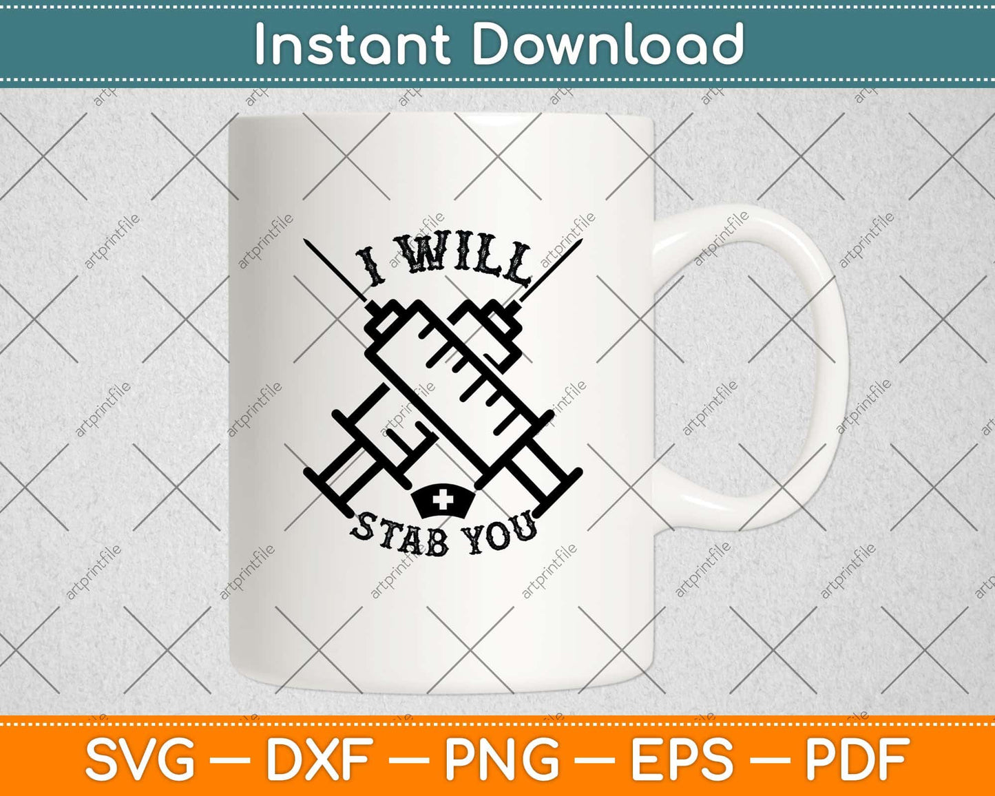 I Will Stab You Nurse Halloween Svg Png Dxf Digital Cutting File