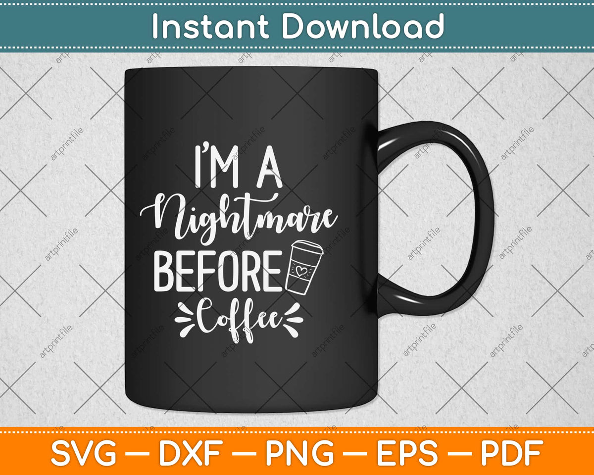 Don't Touch My Coffee Svg Png Dxf Digital Cutting Files – artprintfile