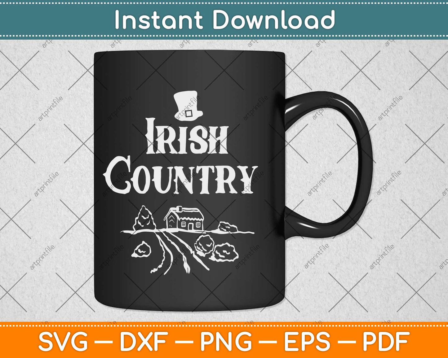 Irish Country Svg Design Cricut Printable Cutting Files