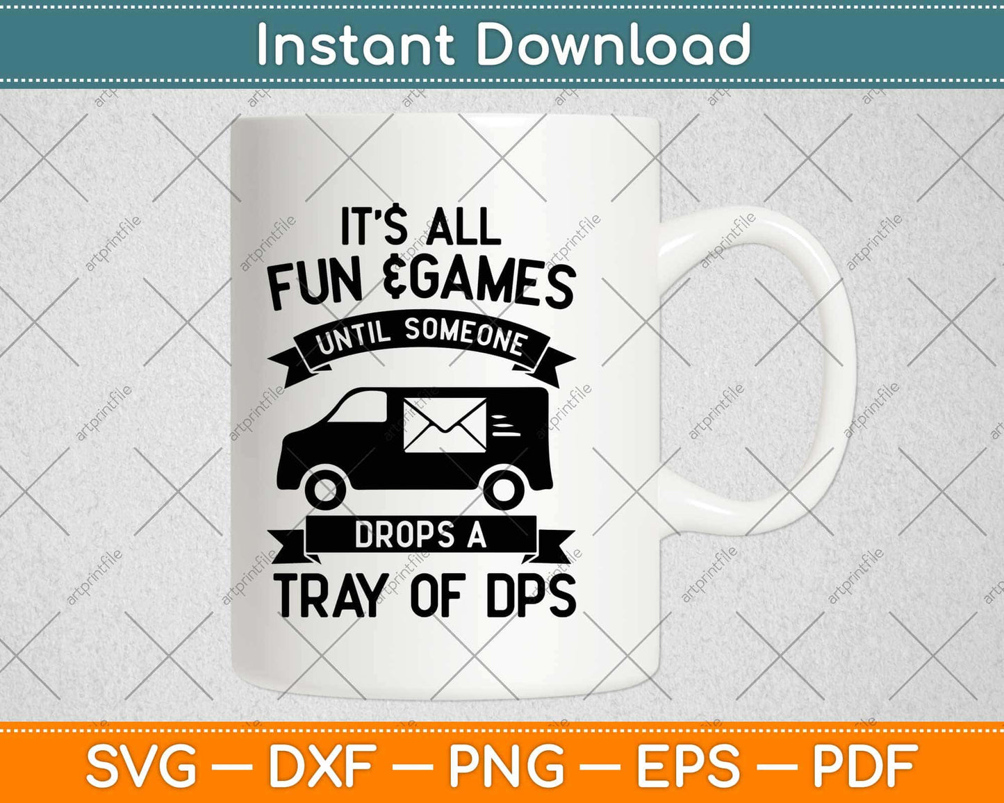 It’s All Fun And Games Until Someone Drops A Tray Of Dps Svg Design