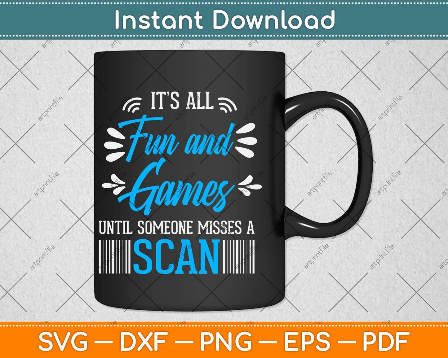 It’s All Fun And Games Until Someone Misses A Scan Svg Design