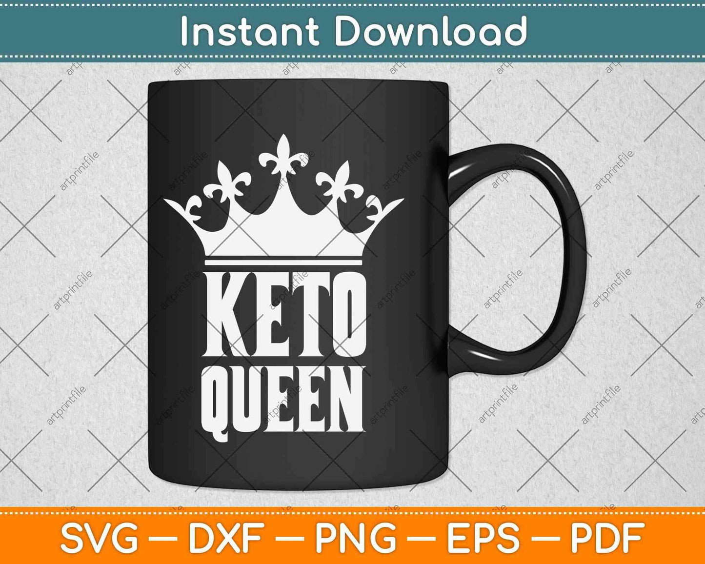 Keto Diet Keto Queen Ketogenic Svg Design Cricut Printable Cutting Files