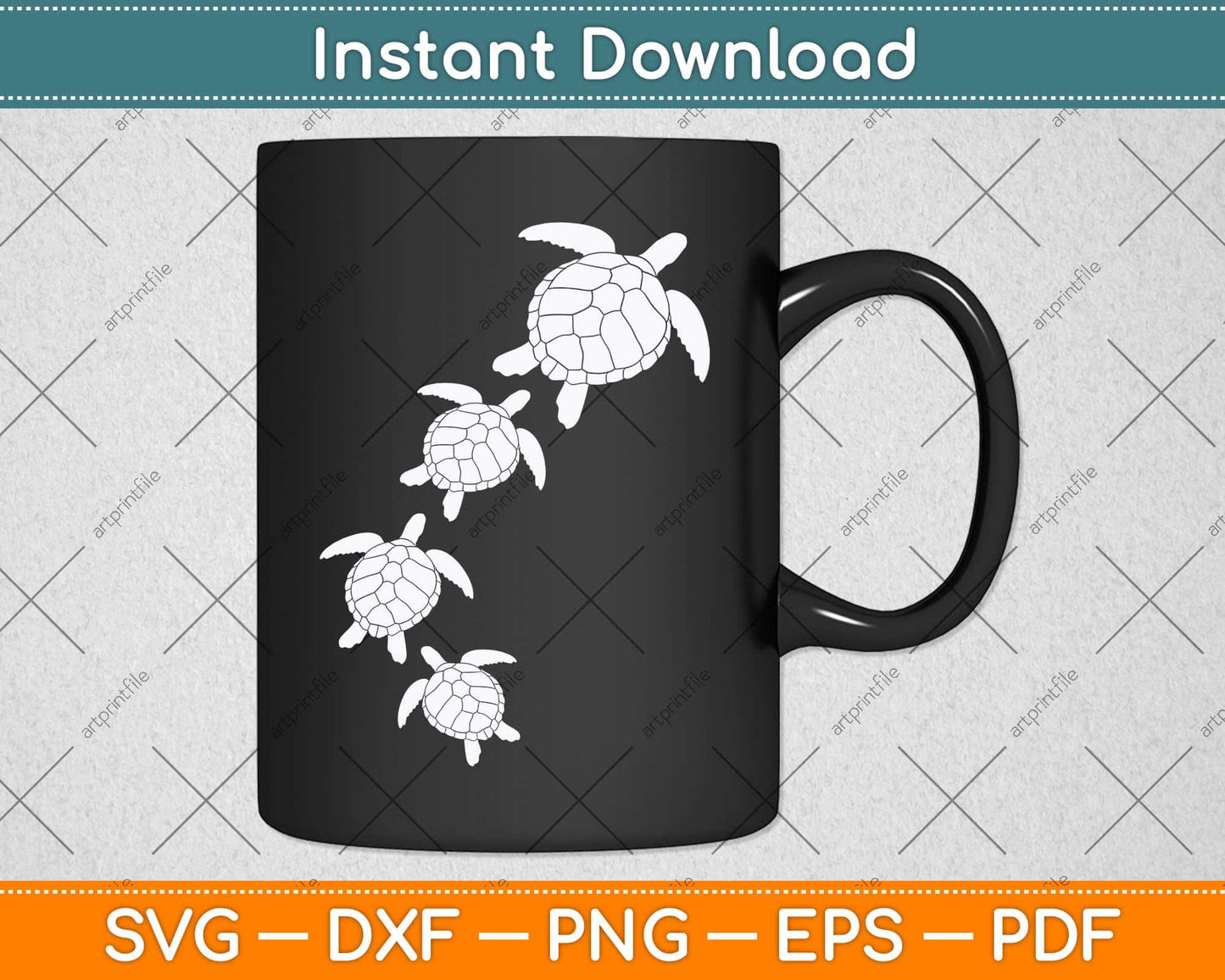 Kimsoong Sea Turtle Svg Png Dxf Digital Cutting File