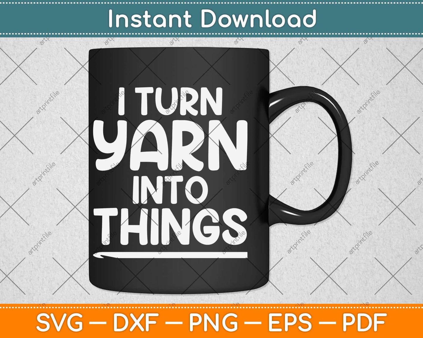 Knitting Yarn Into Things Crocheting Svg Design Cricut Printable Cutting File