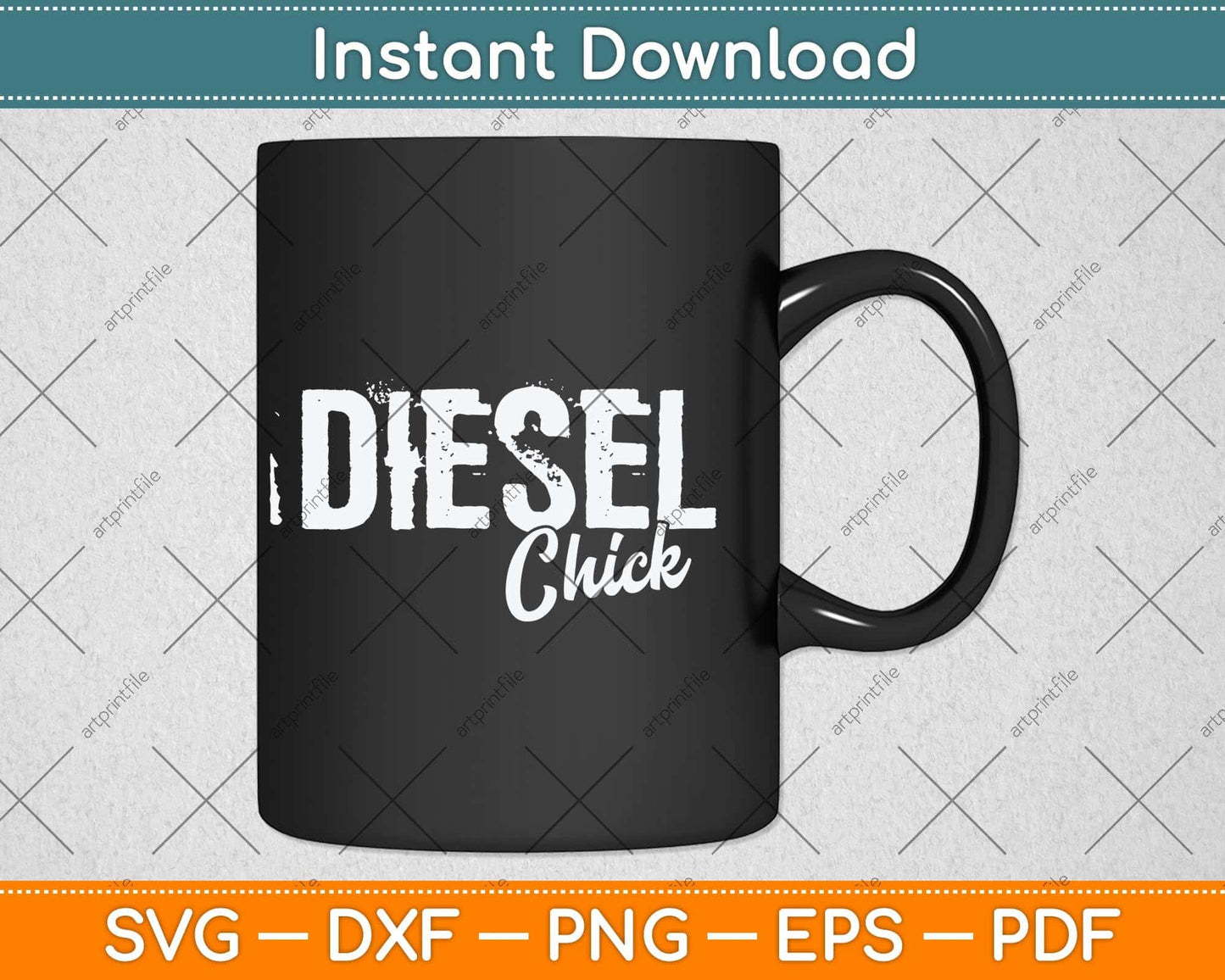 Ladies Diesel Truck Dirty Diesel Chick Svg Png Dxf Digital Cutting File