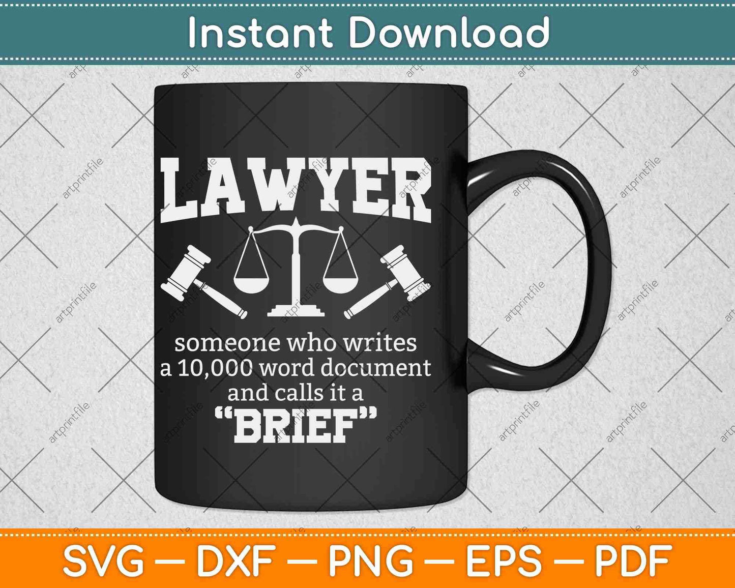 Lawyer Someone Who Writes Law School Svg Png Dxf Digital Cutting File