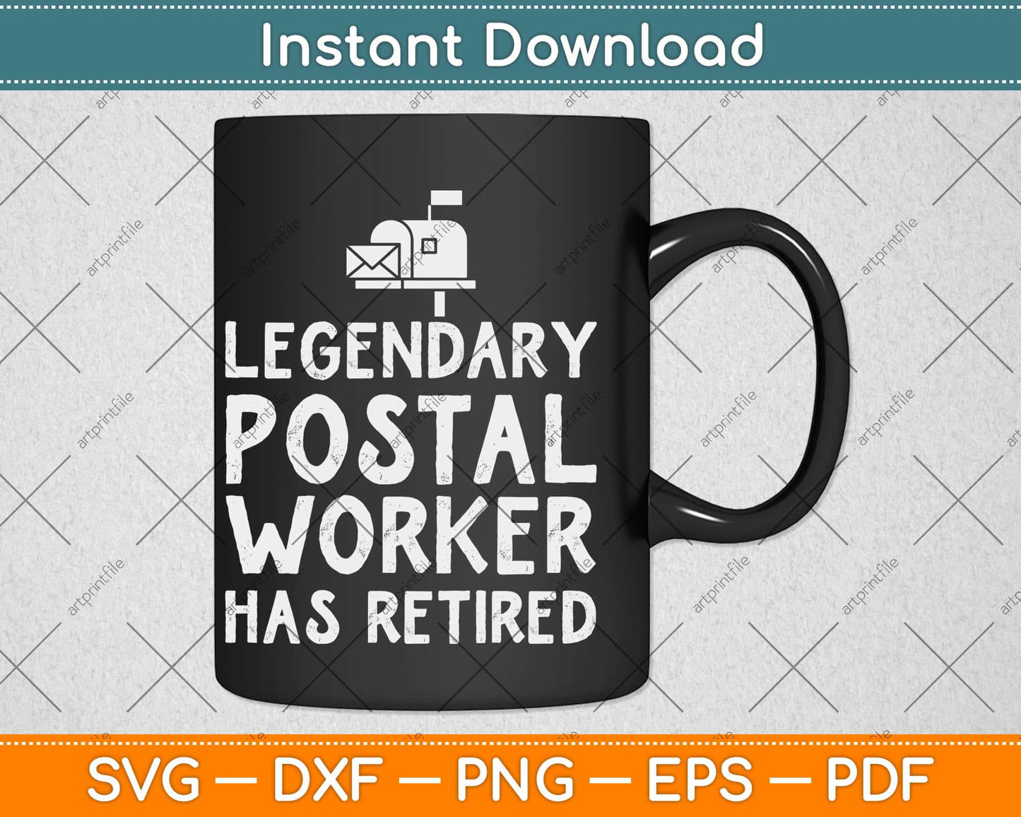 Legendary Postal Worker Has Retired Svg Design