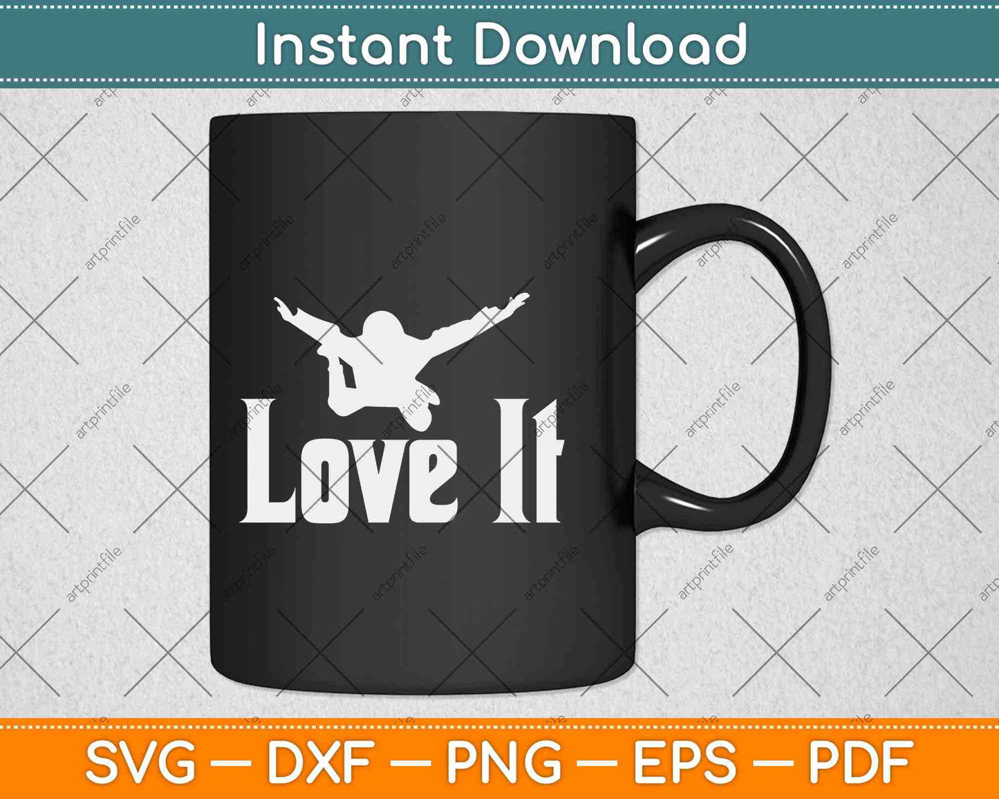 Live It Skydiving Skydive Funny Svg Design Cricut Printable Cutting Files