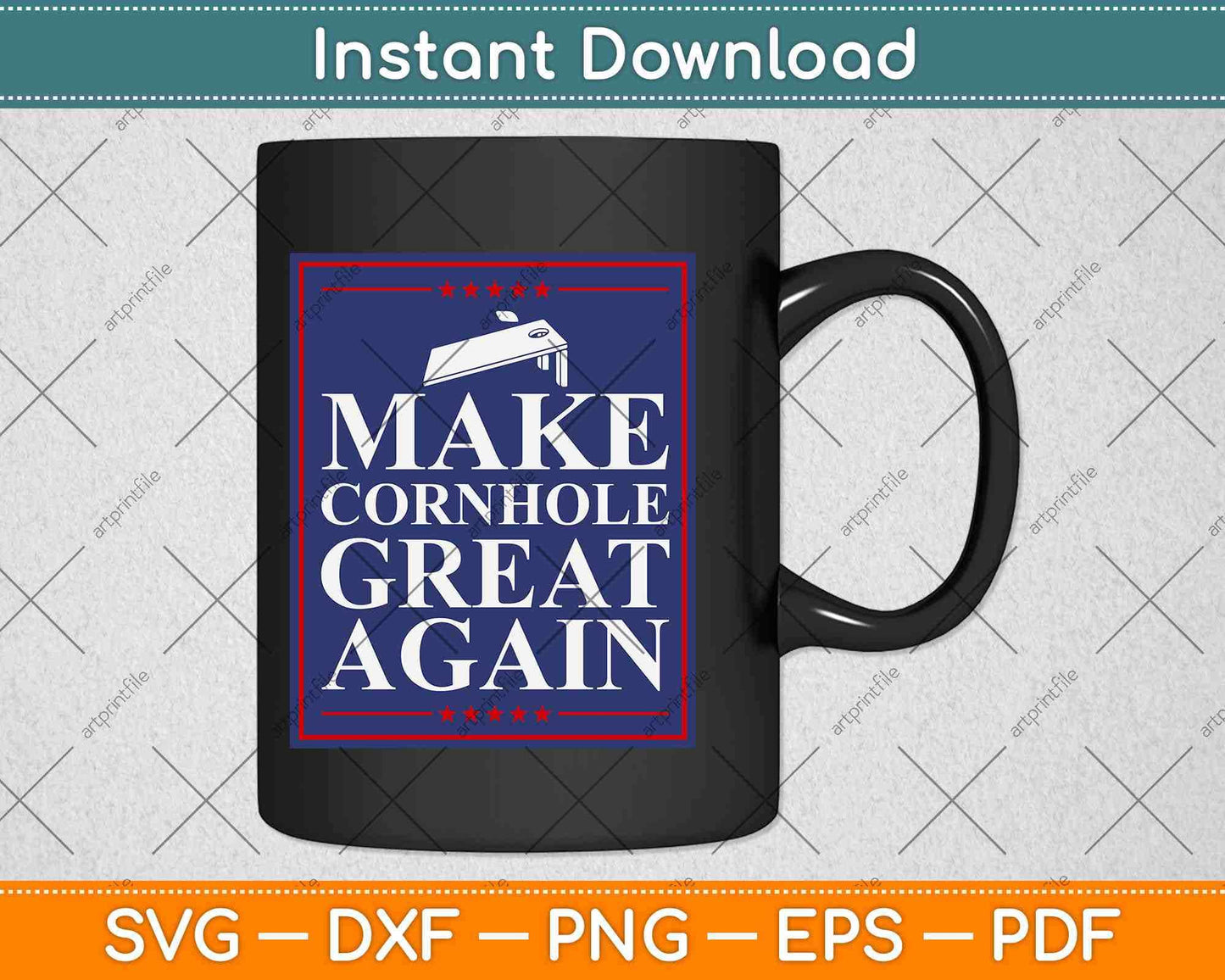 Make Cornhole Great Again Champion Svg Design Cricut Printable Cutting Files