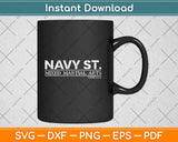 Navy Street Official Svg Design Cricut Printable Cutting Files
