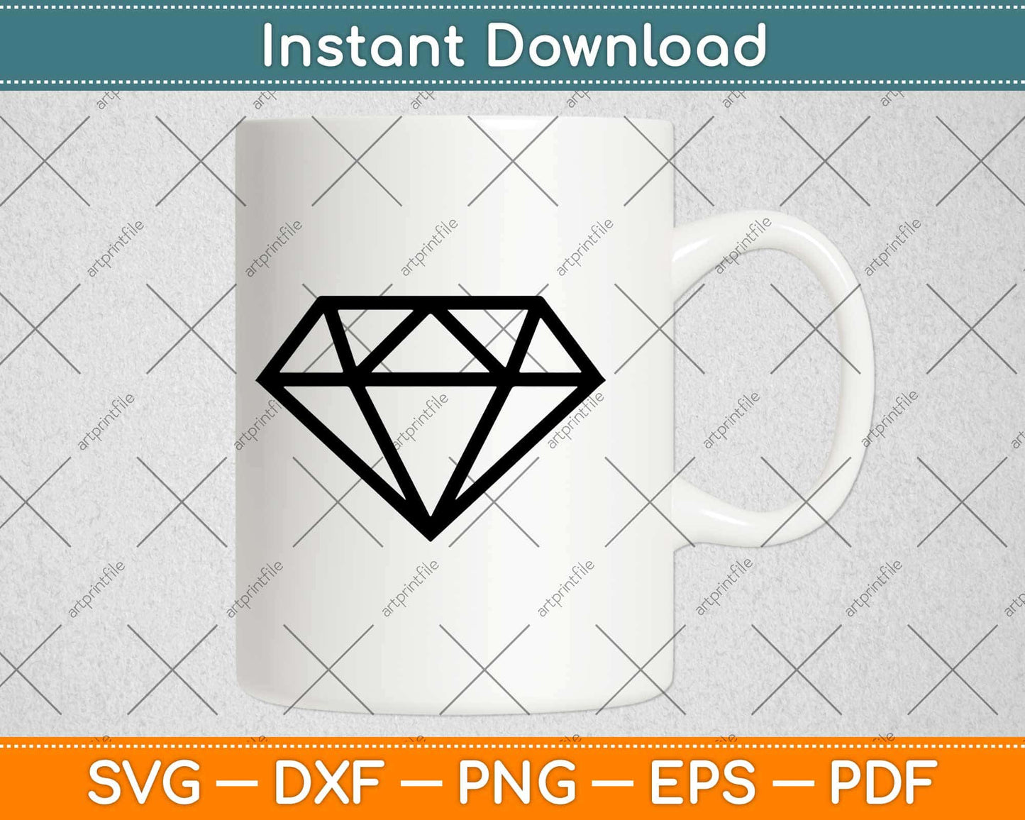 Rich Diamond Ring Svg Design Cricut Printable Cutting Files