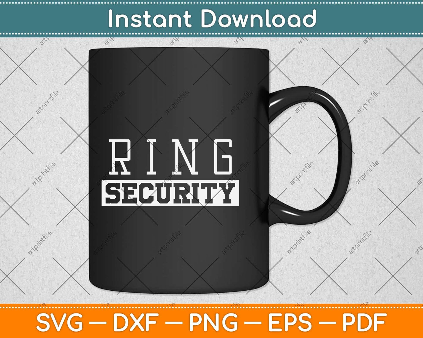Ring Security Wedding Ring Svg Png Dxf Digital Cutting File