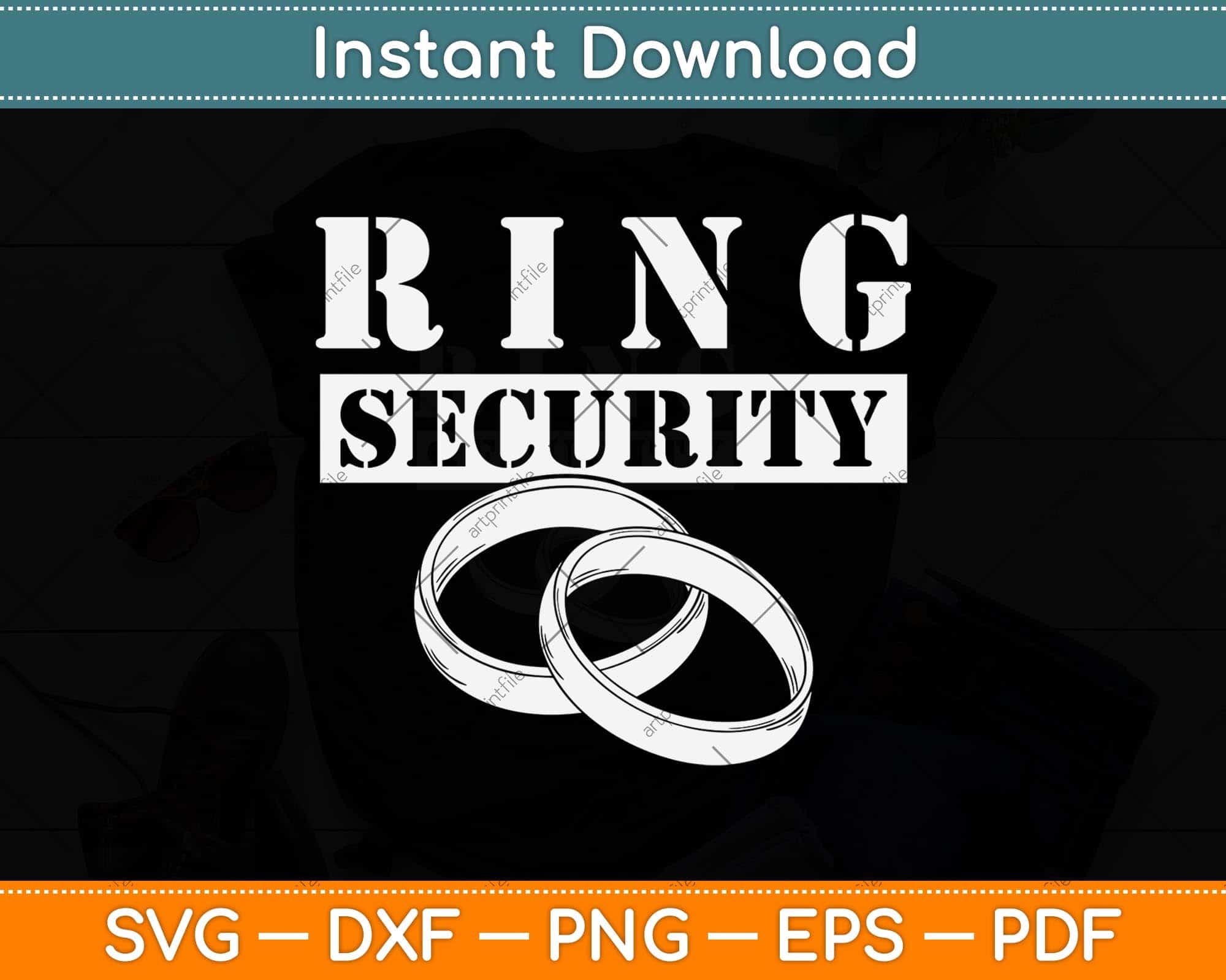 Ring Security Wedding Ring Svg Cutting File – artprintfile