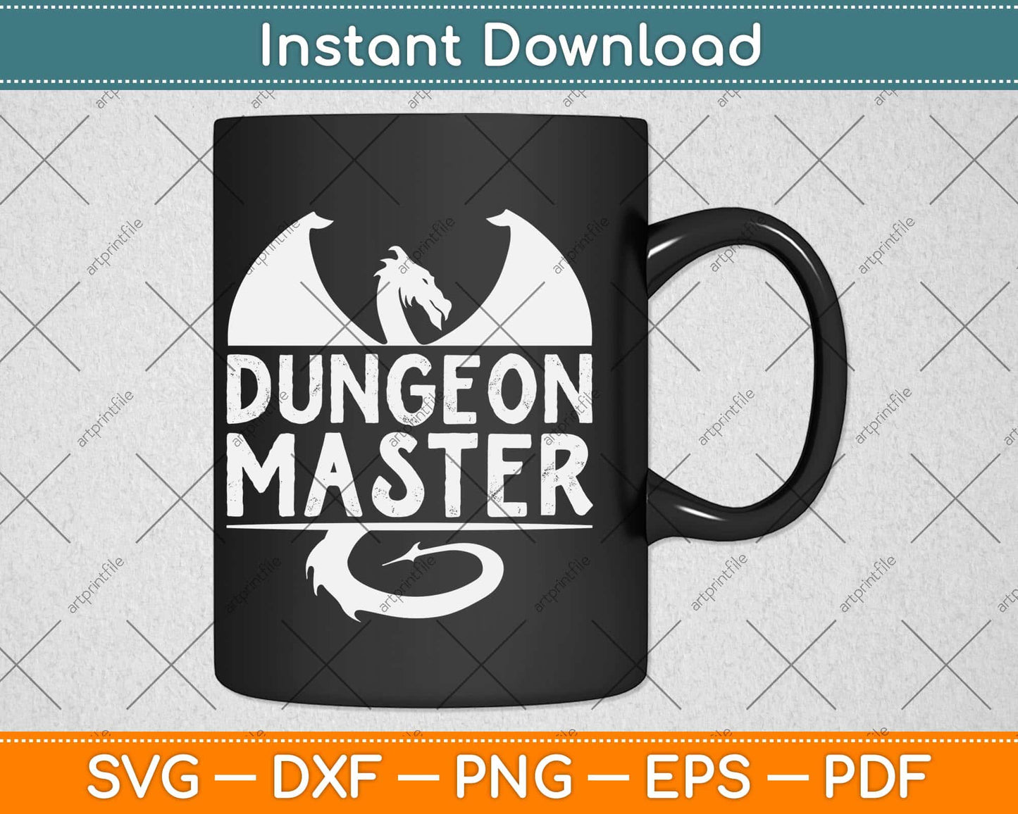 RPG Wear D20 Dungeons Game Retro Gear Dice Master Dragons Svg Png Dxf File