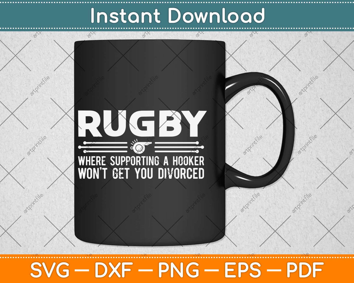 Rugby For Rugby Players Coaches Referees and Fan Svg Png Dxf Digital Cutting File