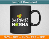 Softball Mama Svg Design Cricut Printable Cutting Files