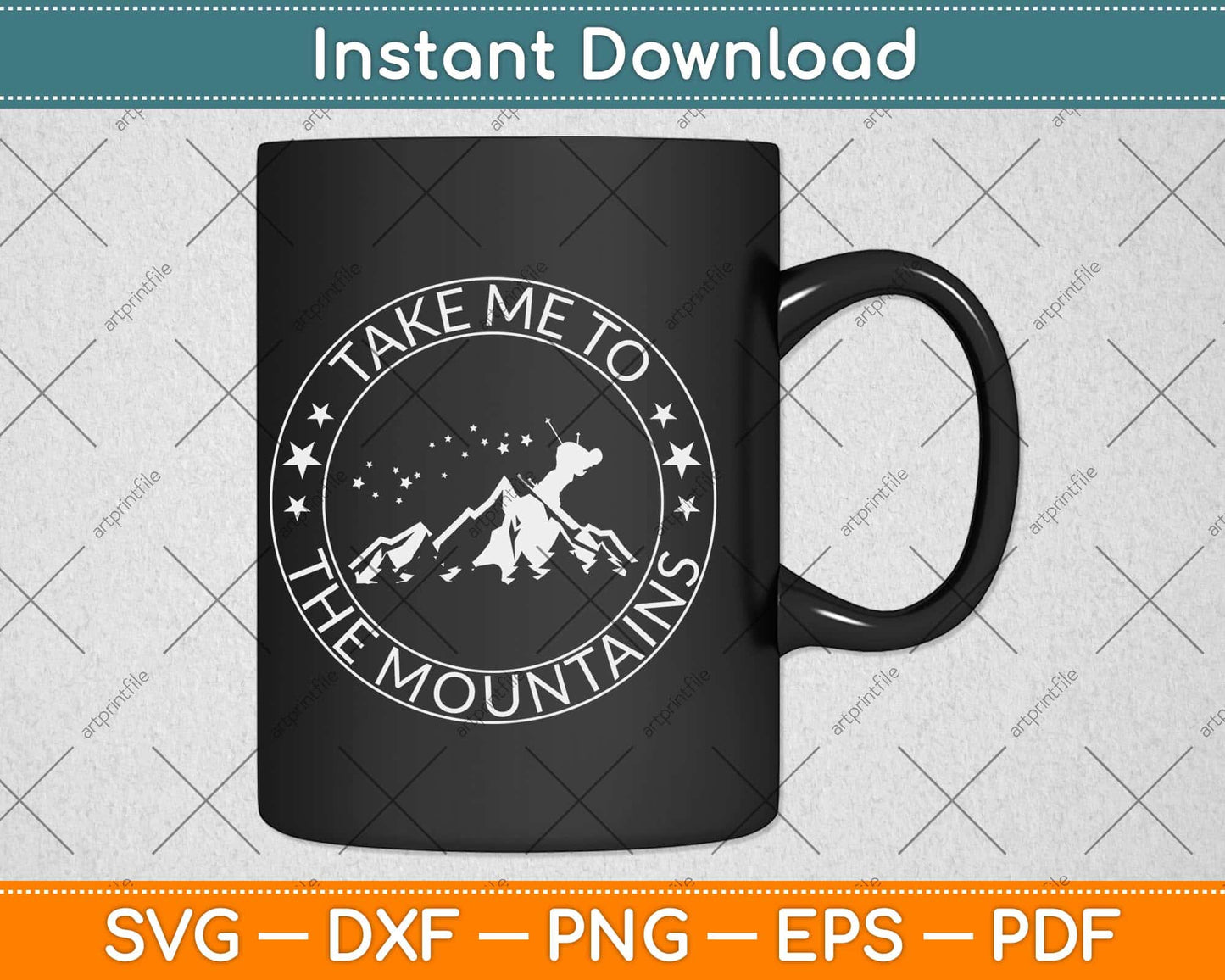 Take Me To The Mountains Svg Design Cricut Printable Cutting Files