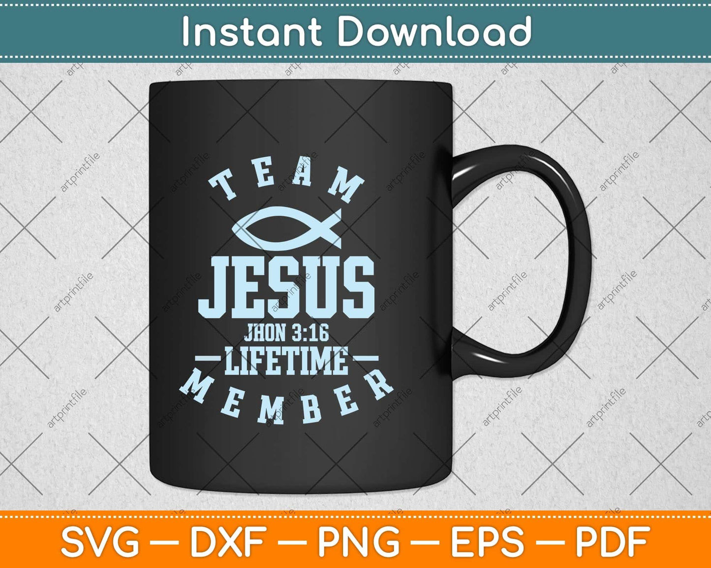 Team Jesus Religious God Christian Svg Png Dxf Digital Cutting File