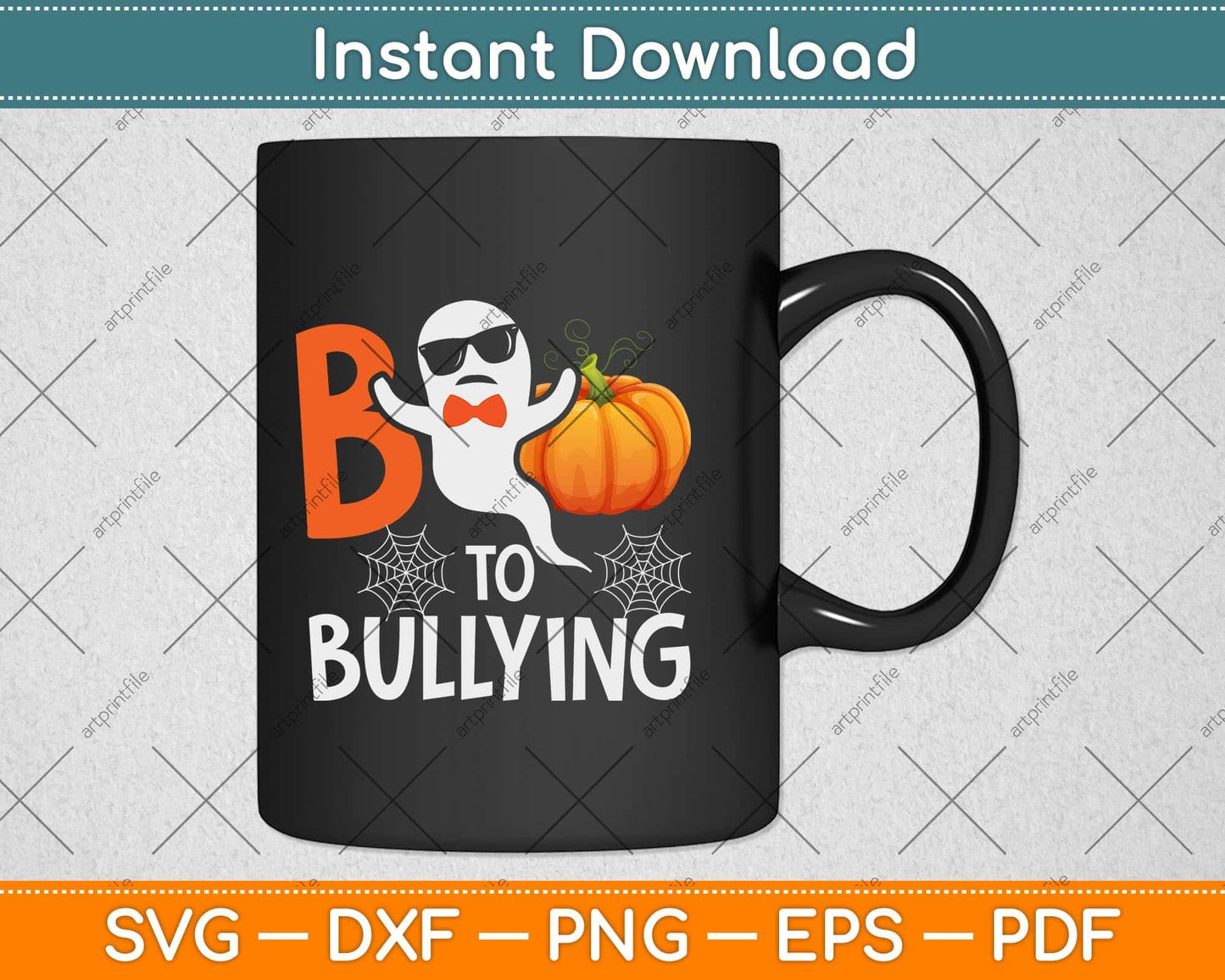 Unity Day Orange Boo Be Kinds and Boo to Bullying Halloween Svg Png Dxf Cutting File