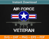 US Air Force Veteran Svg Design Cricut Printable Cutting Files