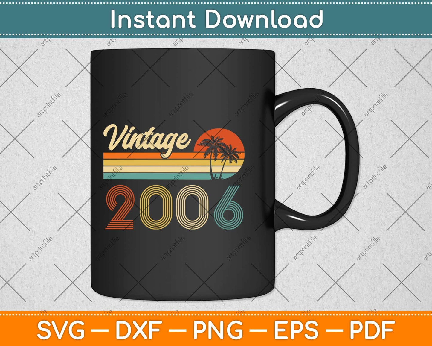 Vintage 2006 Made In 2006 16th Birthday Gift 16 Year Old Svg Png Dxf Cutting File