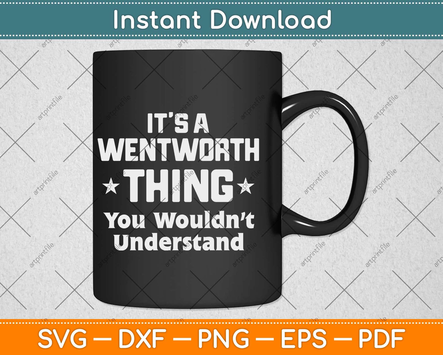 Wentworth Thing Name Family Reunion Funny Svg Design Cricut Printable Cut File