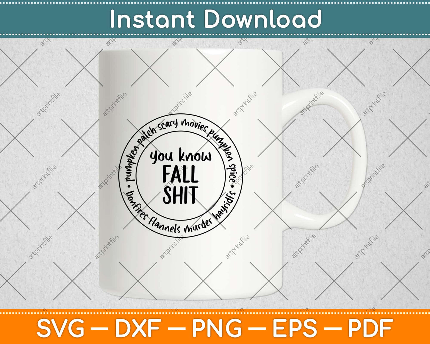 You Know Fall Shit Svg Design Cricut Printable Cutting Files
